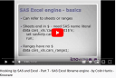 Video 7 – SAS Excel libname engine